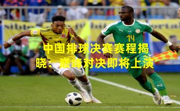 中国排球决赛赛程揭晓:巅峰对决即将上演